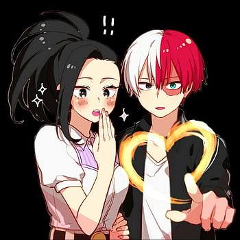 Todoroki Shouto & Yaoyorozu Momo, shoto x momo HD phone wallpaper | Pxfuel