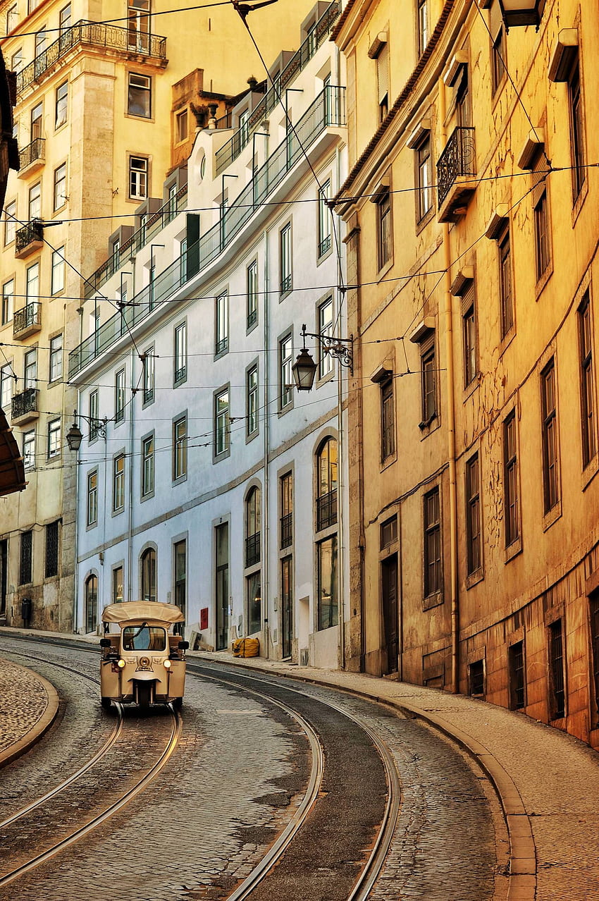 포르투갈 리스본. 리스본, 거리, 도시 HD 전화 배경 화면