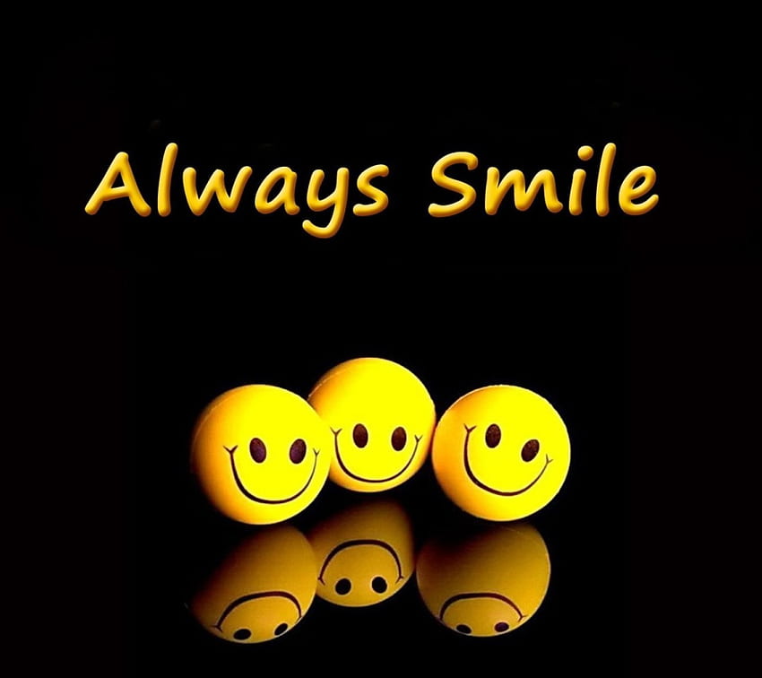 Always smile, always, love, smileys, smile HD wallpaper