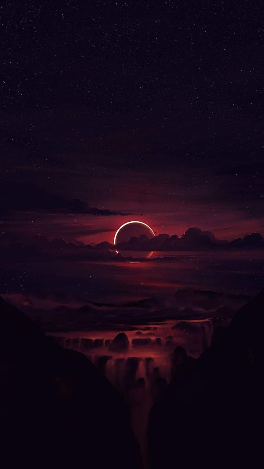 Imágenes Para Tus Portadas × ✓. Sunset , Scenery , iPhone background, Super Moon at Sunset HD phone wallpaper