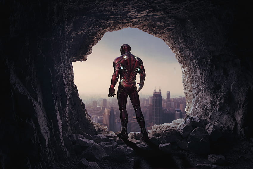 Iron man, fan art, combinaison de fer, 2019 Fond d'écran HD
