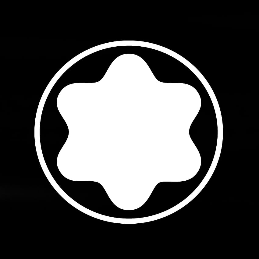 Mont Blanc Symbol -Logo Marken für 3D, Montblanc HD-Handy-Hintergrundbild