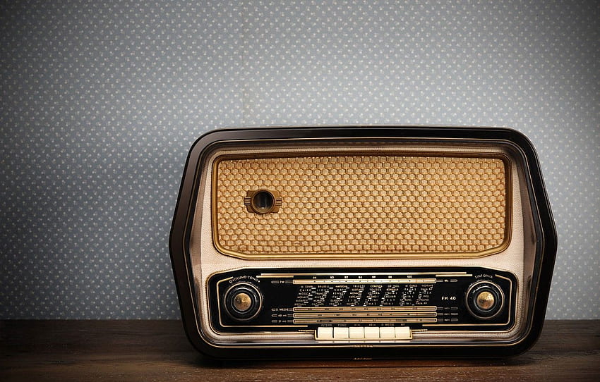 Stil, Retro, altes Radio für Retro Stereo HD-Hintergrundbild