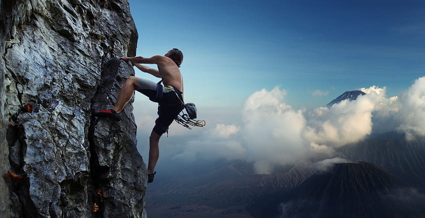 : Mountain Climber - ความสูง, นักปีนเขา, การปีนเขา วอลล์เปเปอร์ HD