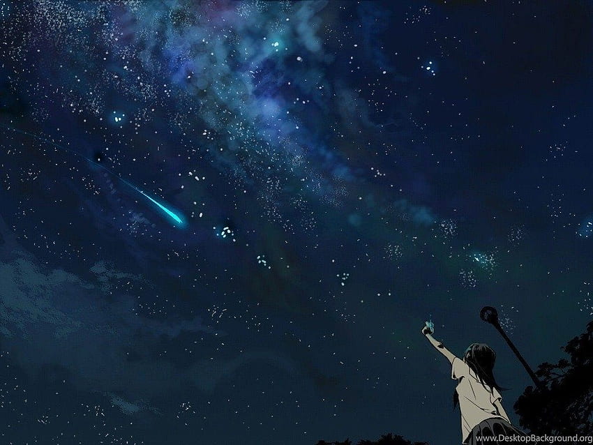 Anime, Shooting Stars / And Mobile HD wallpaper