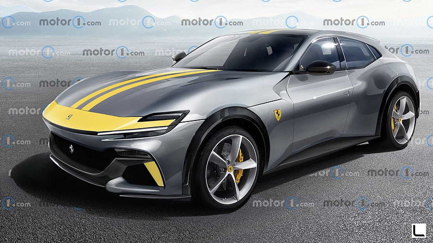 Ferrari Purosangue SUV Accurately Rendered After Leaked HD wallpaper
