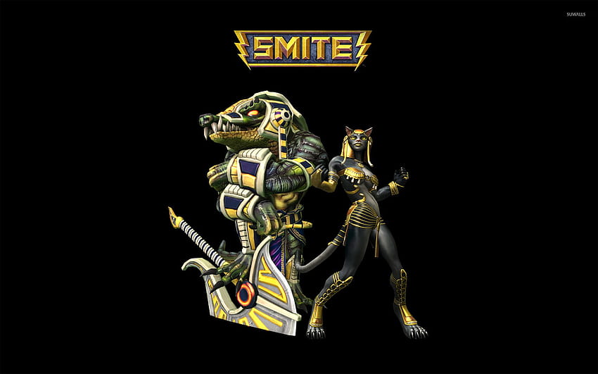 Sobek and Bastet - Smite - Game HD wallpaper