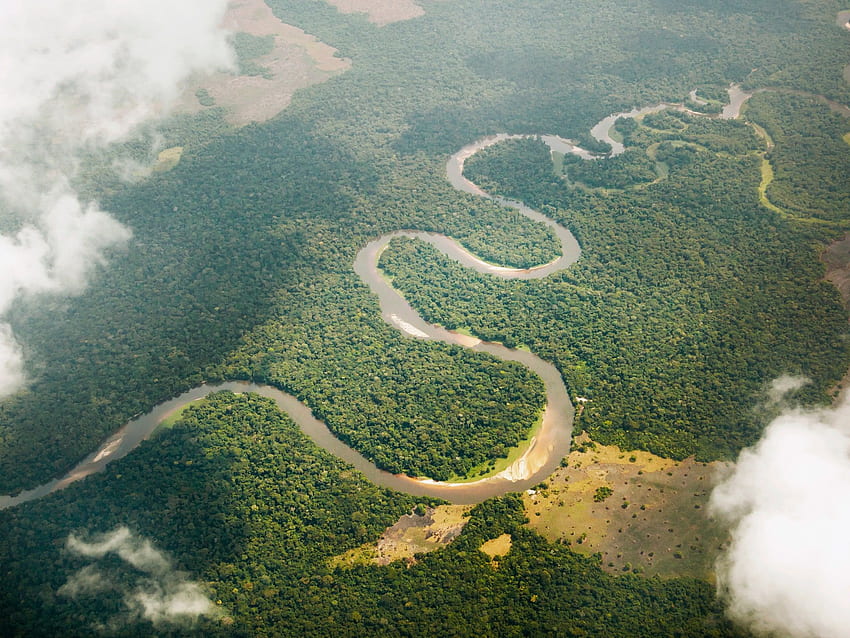 A coisa estranha sobre o rio mais profundo do mundo. Condé Nast Traveler, Kinshasa papel de parede HD