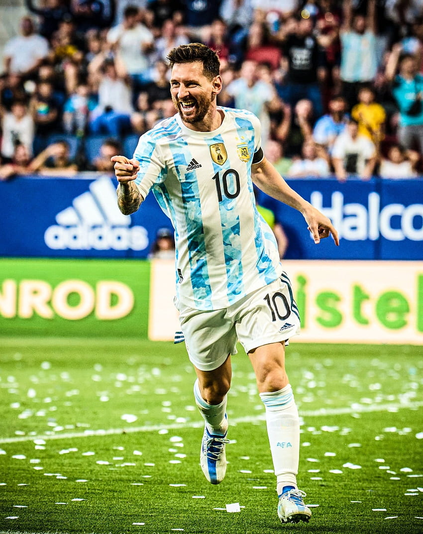 Messi Argentinien, Ball, Fußball HD-Handy-Hintergrundbild