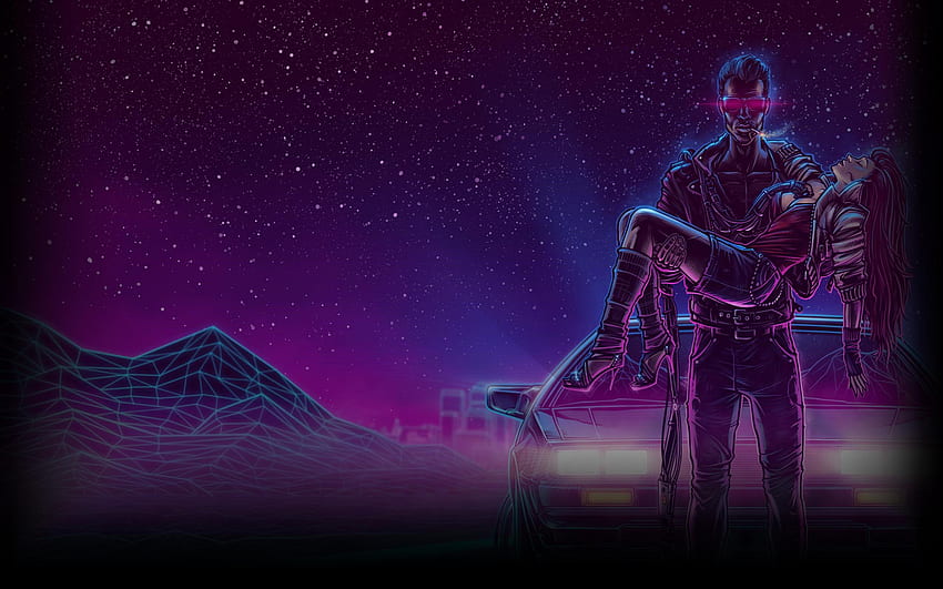 Steam общност - Ръководство - Лилав Steam фон, Neon Purple Aesthetic HD тапет
