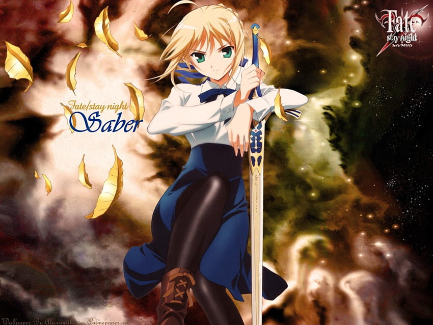 Angry Saber, saber, fate stay night, anime, sword HD wallpaper | Pxfuel