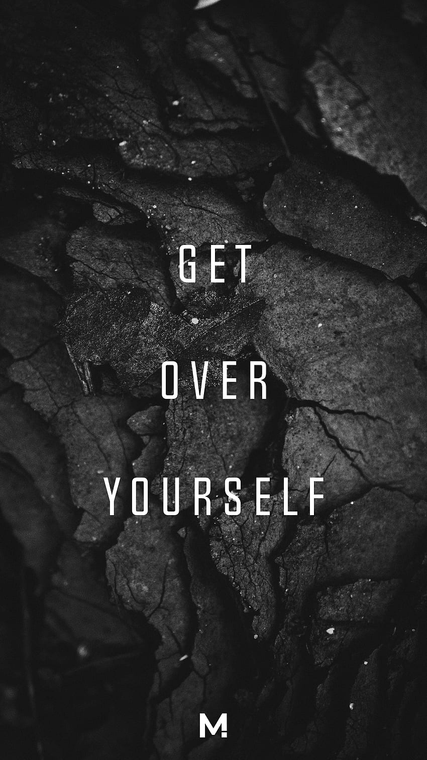 心に強く訴える - 「Get Over Yourself」: iphone, Be Yourself HD電話の壁紙