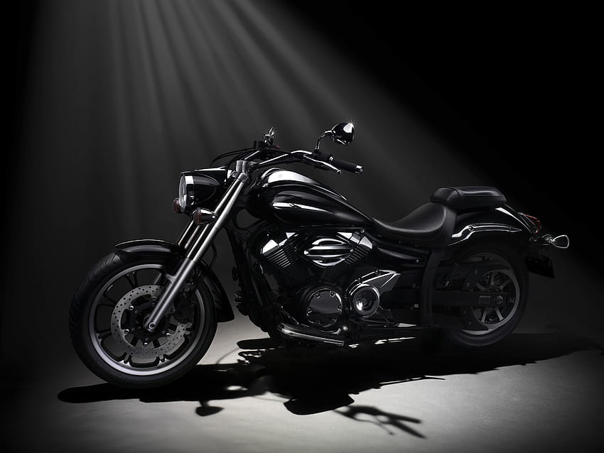 Motorcycles, Yamaha, Motorcycle, Xvs950A, Midnight Star HD wallpaper