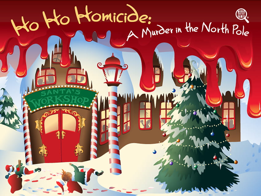 Ho Ho Ho,Homicide At The North Pole, holidays, xmas, christmas, santa HD wallpaper
