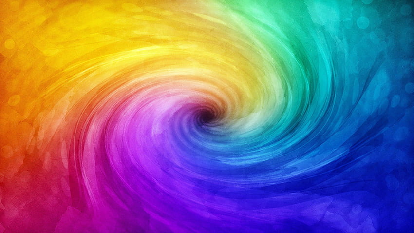 Abstract, Multicolored, Motley, Paint, Funnel HD wallpaper