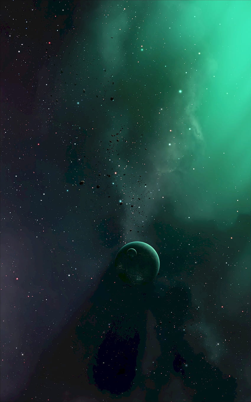 Planet, Universe, Stars, Galaxy, Open Space HD phone wallpaper