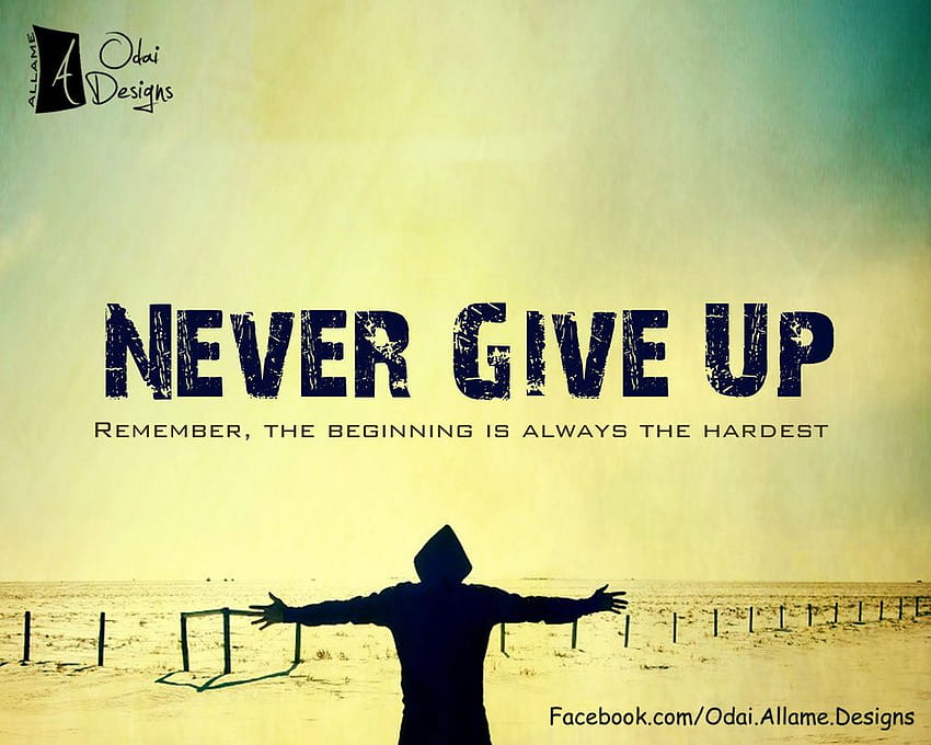 Never Give up dark iphone miss never give up star thought touch  yellow HD phone wallpaper  Peakpx