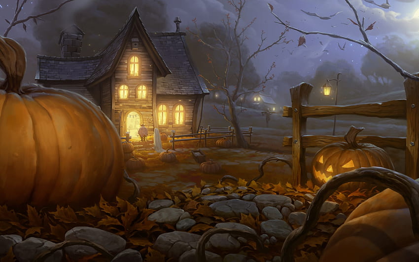 Live Halloween for , Spooky Computer HD wallpaper