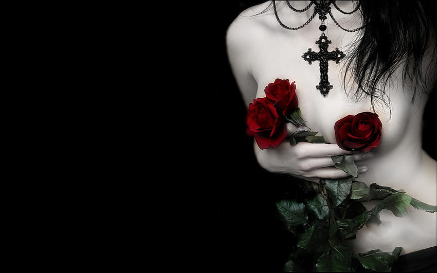 Gothic Roses HD wallpaper