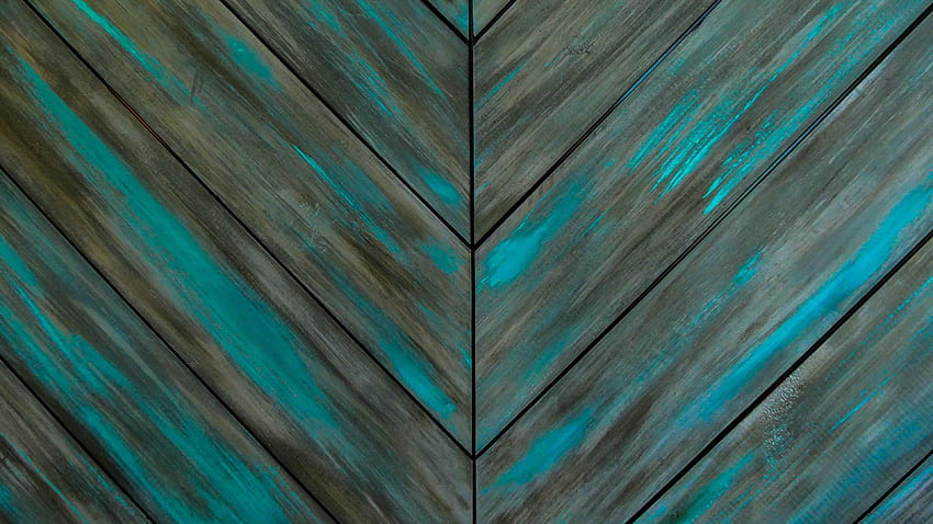 Turquoise Wood Wall - Dark Teal Wood Background -, Black Turquoise HD wallpaper