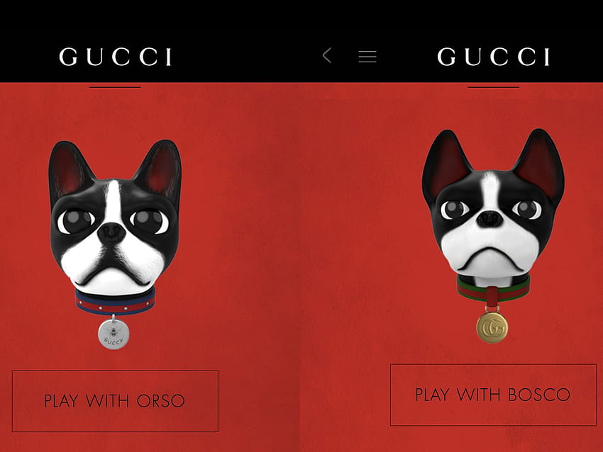 Gucci made its own horrifying custom 'Year of the Dog' Animoji, Gucci Apple HD wallpaper