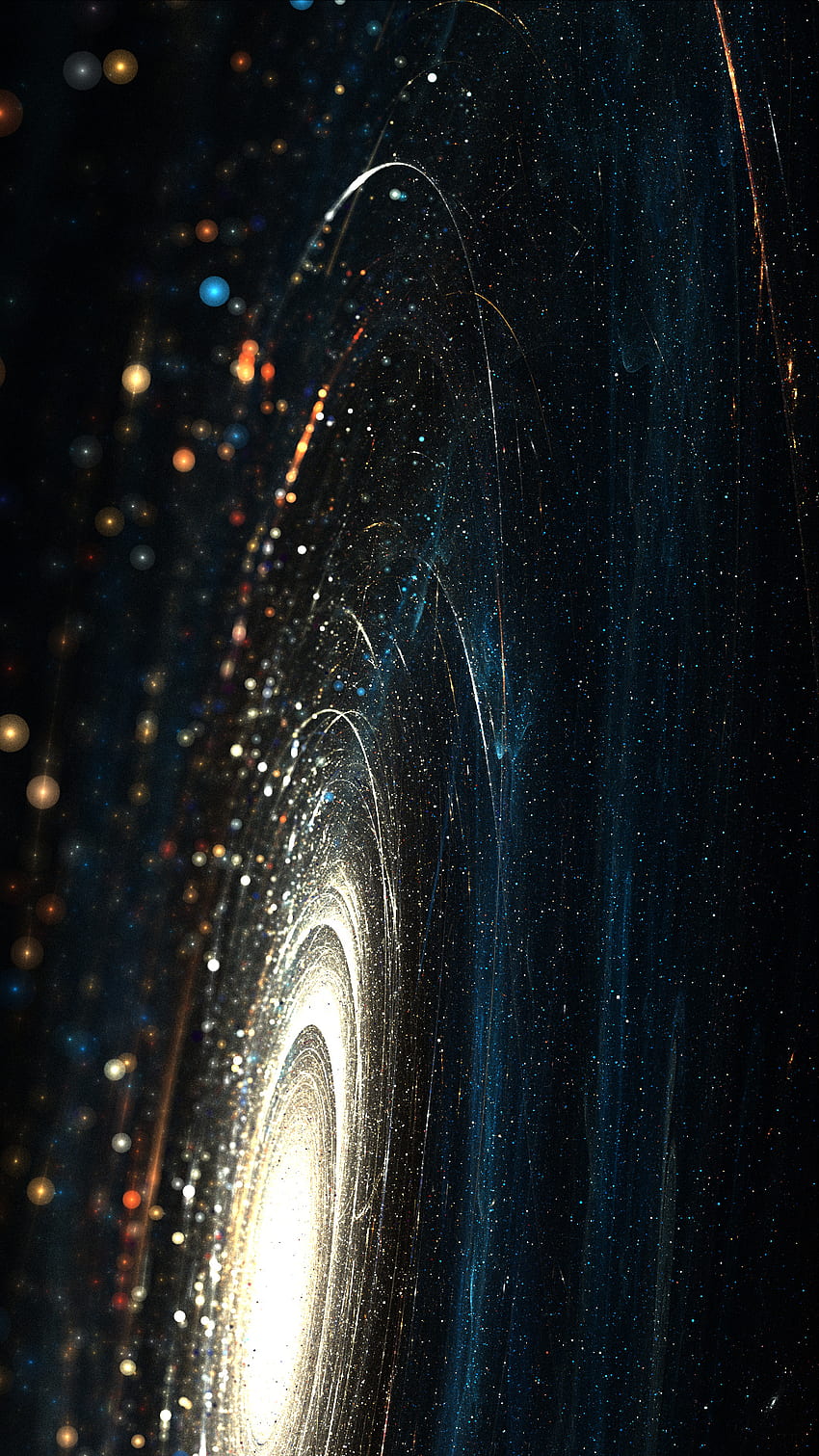 Galaxy, Estrelas, Noite, space HD phone wallpaper