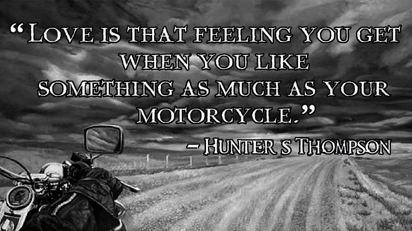 biker couple quotes