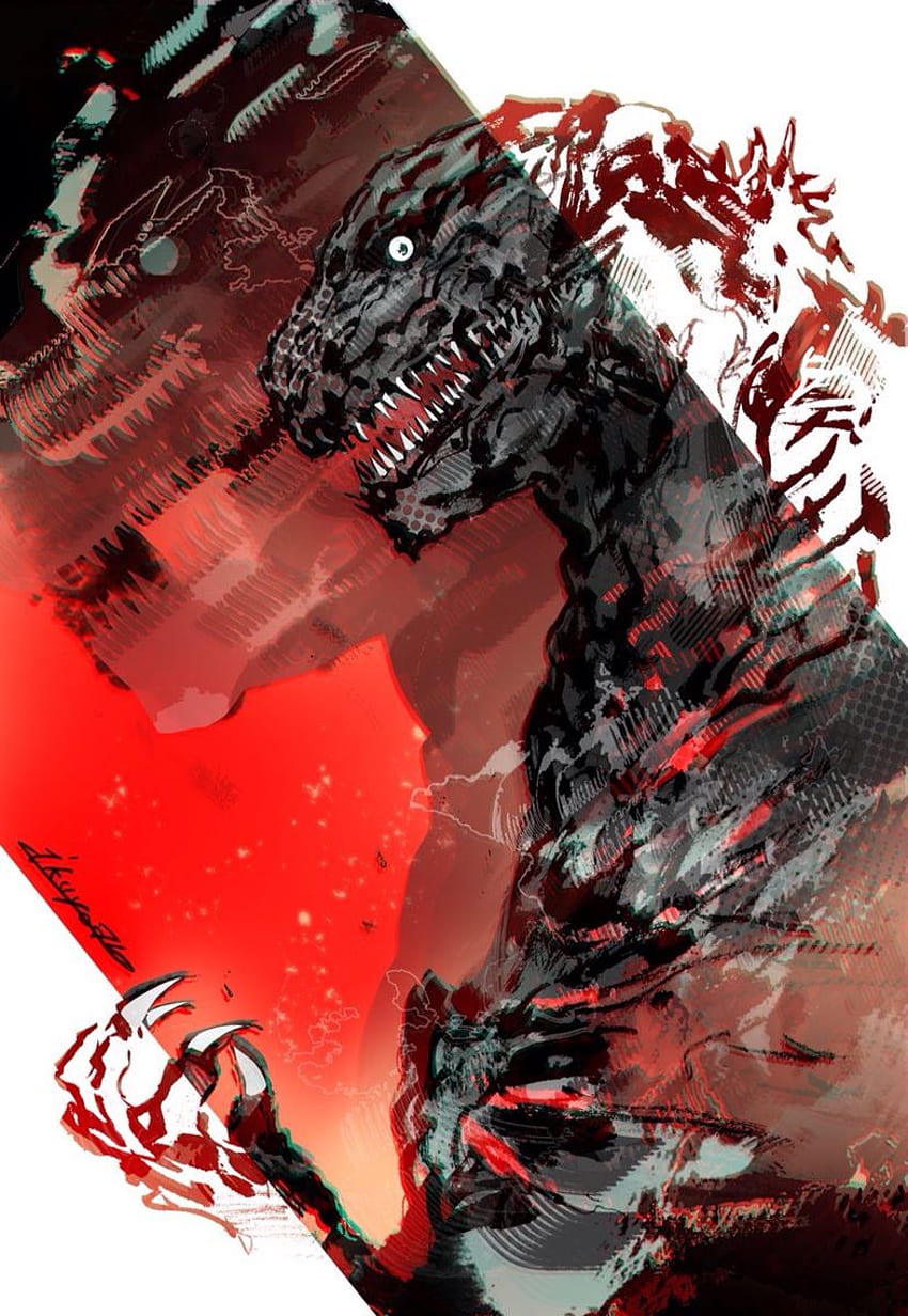 シュン・ゴジラ。 ゴジラのタトゥー, ゴジラ, ゴジラ, 日本の怪獣 HD電話の壁紙