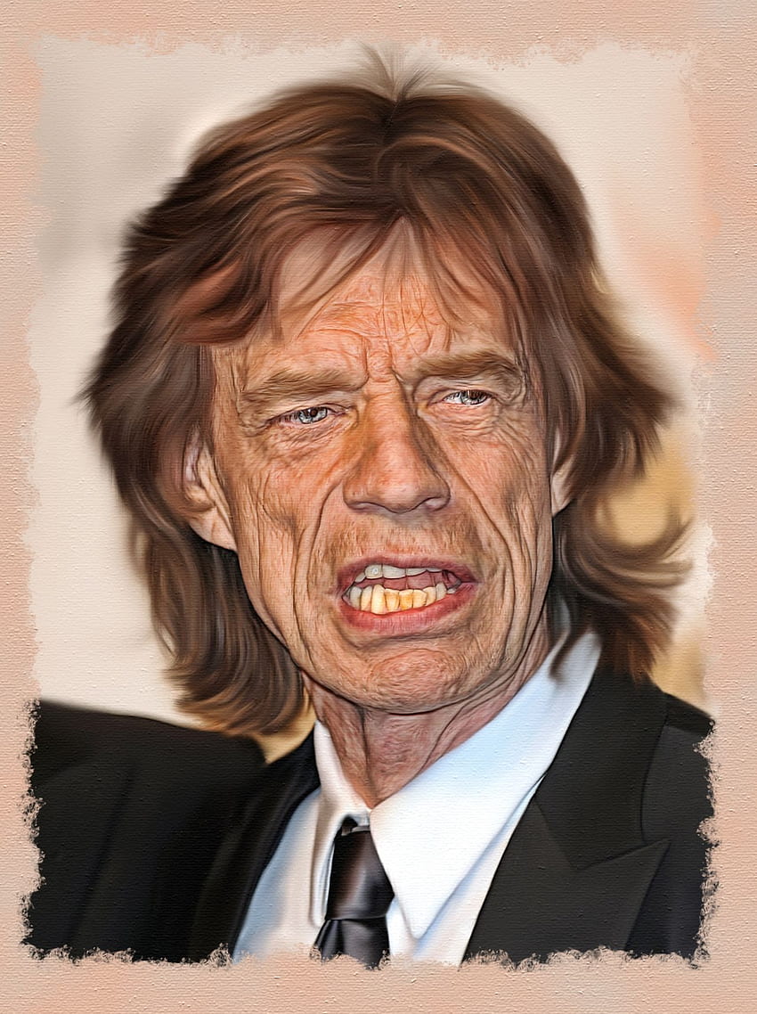 Hombres Mick Jagger, Rolling Stones Cara Música fondo de pantalla del teléfono