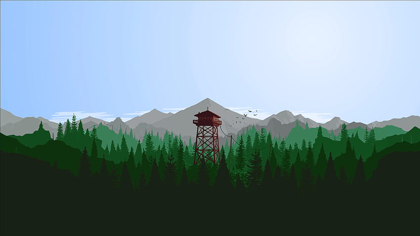 Firewatch for your or mobile screen and easy to , Purple Firewatch HD wallpaper