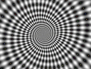 moving hypnotic spiral