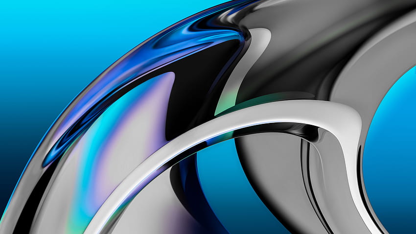 Mac OS, Big Sur, glass-metallic texture, abstract HD wallpaper