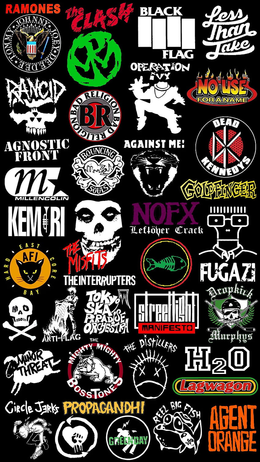 Punk Bands ( and Phone), Punk Rock iPhone HD phone wallpaper