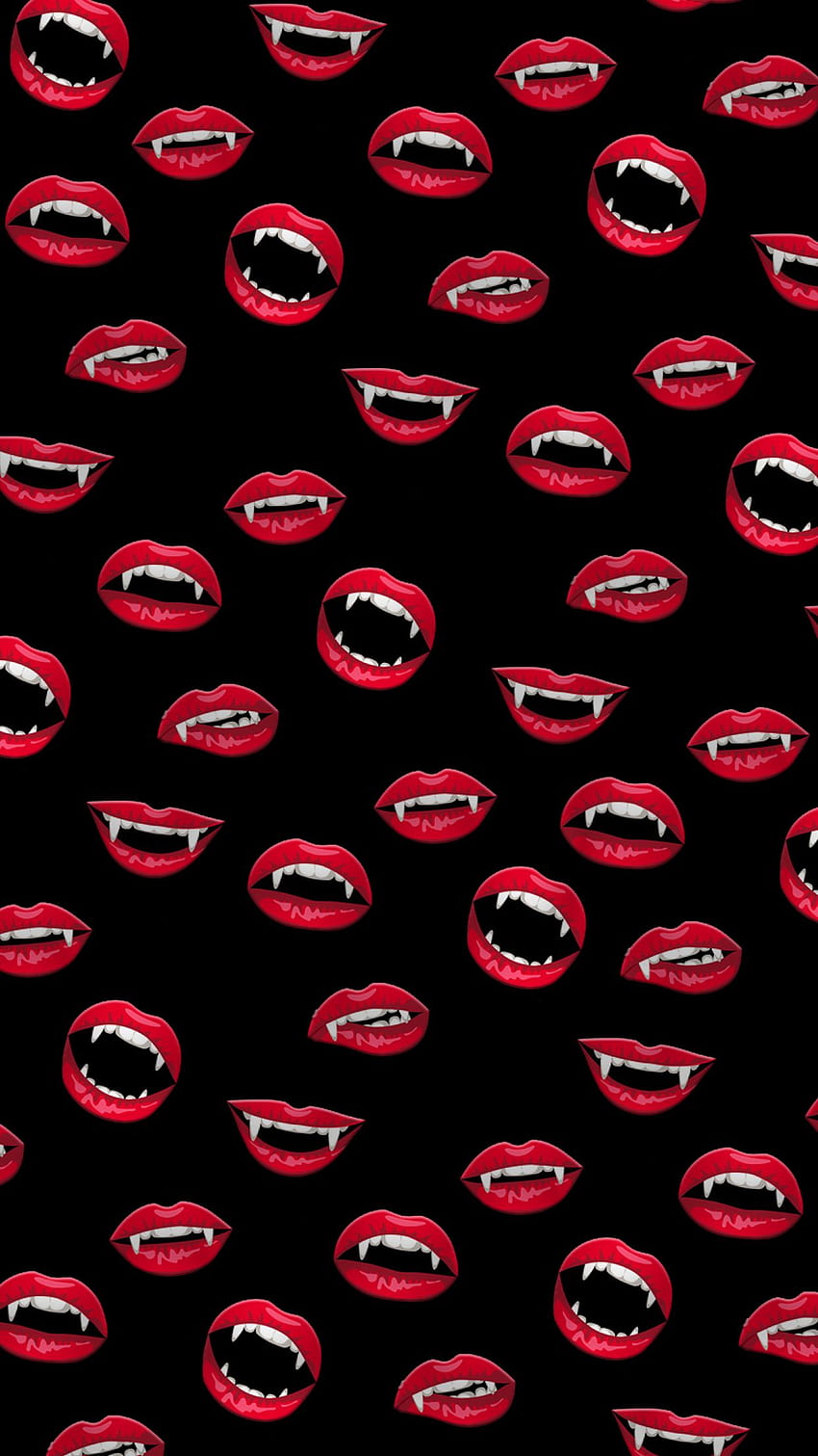 Vampire Red & Black Halloween Wallpapers - Vampire Wallpaper 4k