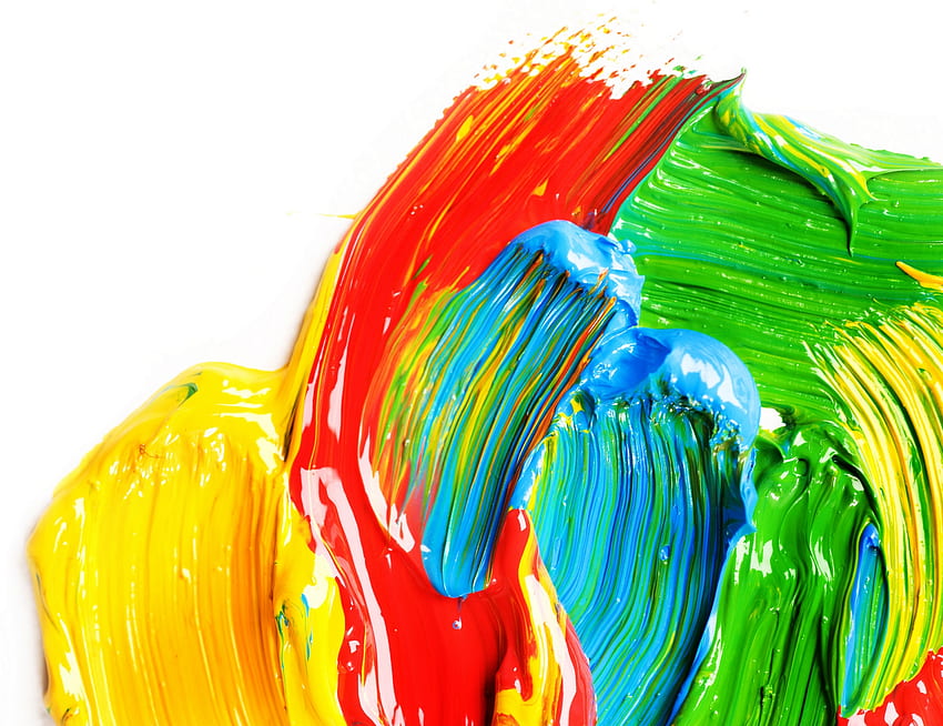 Colourful Paints - Bright Colors HD wallpaper