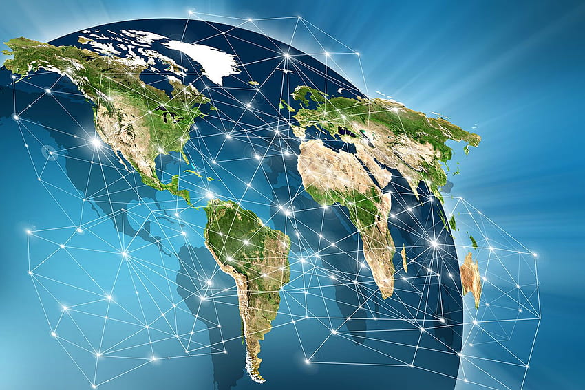 Global Network for Decor, World Network HD wallpaper