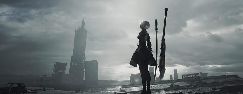 Dual monitor NieR: Automata , background, High Resolution Dual Monitor HD wallpaper