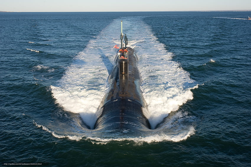 multipurpose nuclear submarine, Virginia, U.S. Navy, Fourth Generation in the resolution HD wallpaper