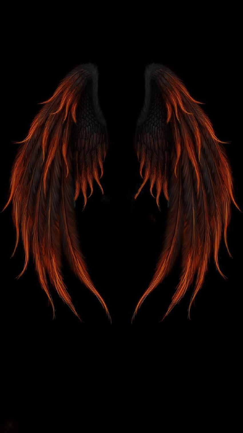 Fantasia. Ali, disegno di ali, tatuaggio di ali, ali del diavolo Sfondo del telefono HD