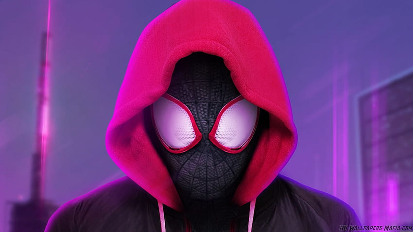 Miles Morales Spider Man In the Spider Verse[], 모바일 및 태블릿용. 마일즈 모랄레스를 탐험하십시오. 마일즈 모랄레스, 마일즈 텔러 HD 월페이퍼