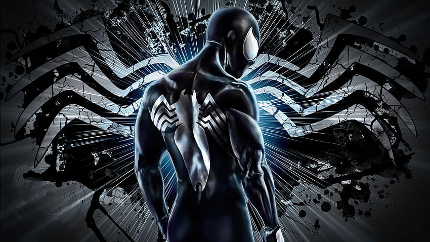Спайдърмен - Най-добрият Спайдърмен и фон, Symbiote Spider-Man HD тапет
