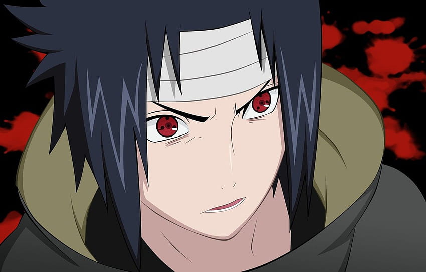 Blut, Spiel, Naruto, Anime, Sharingan, Ninja, asiatisch, Sasuke Taka HD-Hintergrundbild