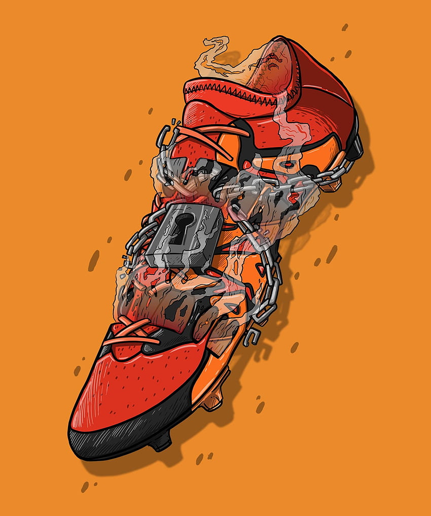 карикатура на nike, обувки, обувка, маратонки, лилаво, обувка за ходене HD тапет за телефон