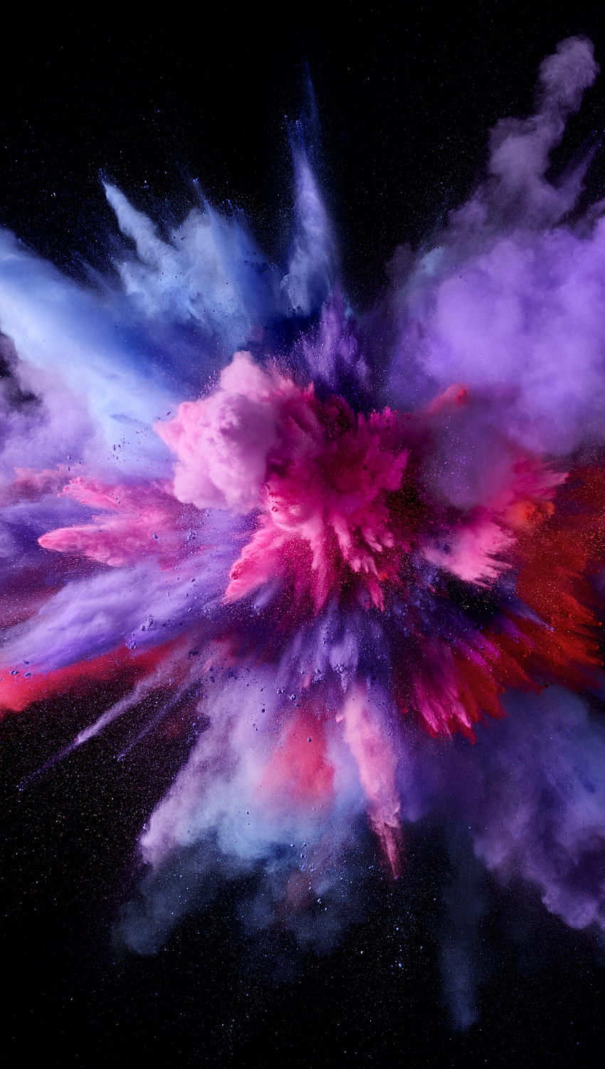 Explosion colored dust and smoke Ultra, Smoke Colour HD phone wallpaper