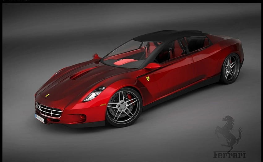 Ferrari Four Door Coupe, tuning, ferrari, mobil, konsep Wallpaper HD