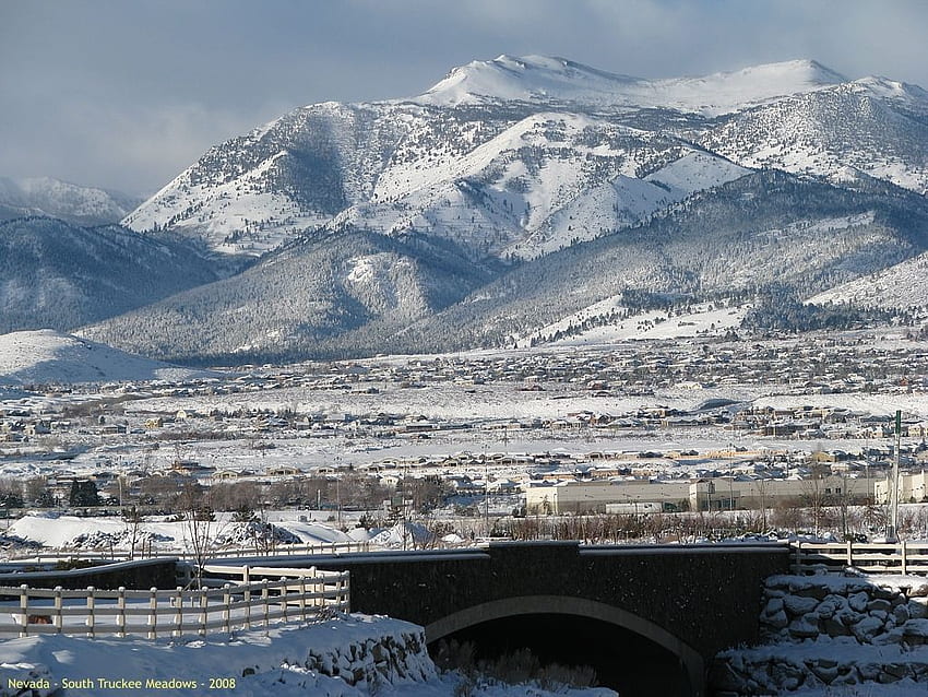 South Reno Snow. Reno nevada, Nevada, Virginia city HD wallpaper | Pxfuel