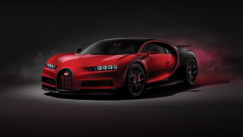 Bugatti Chiron Sport 2. Samochód, całkowicie nowy Ultra Buggati Tapeta HD