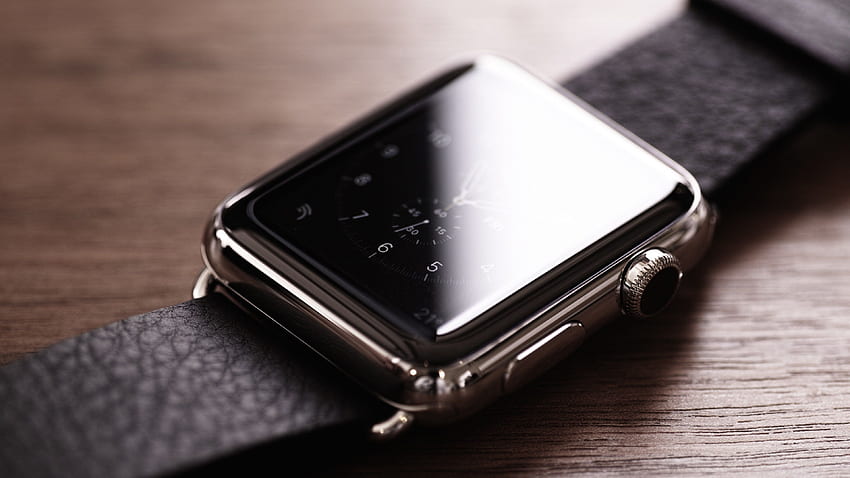 Reloj inteligente negro y gris, iPhone, Iwatch - Apple, Smartwatch fondo de pantalla