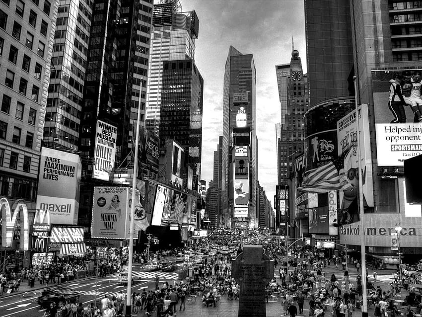 NYC Black And White By Francisco Kelley HD wallpaper