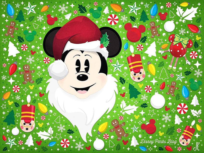 Disney Parks Digital To Brighten Up Your Holiday Season. Disney Parks Blog, Mickey and Minnie Mouse Christmas HD wallpaper